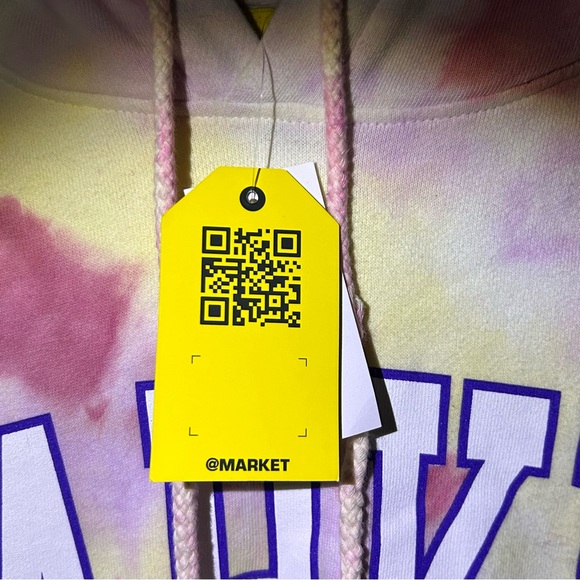 Market Boarder Arc tie-dye hoodie - Picture 5 of 7